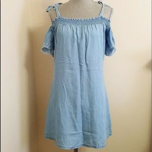 Junior's Candie's Embroidered Marilyn Dress